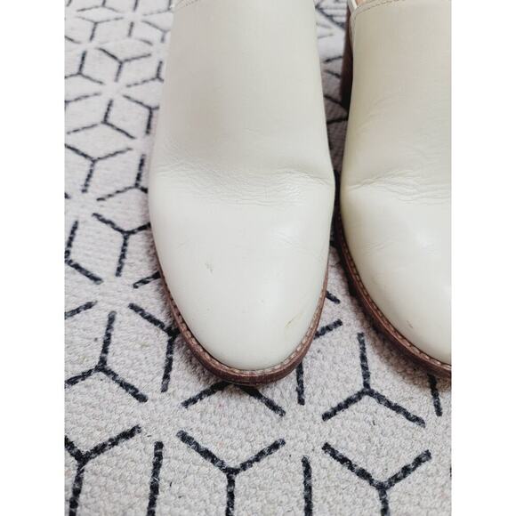 MADEWELL THE HARPER MULE IN VINTAGE CREAM LEATHER, SZ 6 - Picture 14 of 14